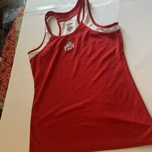 Ohio State Lady Buckeye Racerback Athletic Tank Top Medium Pro Edge